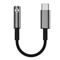 Miniatyrbillede 3 af 5: USB Type C til 3,5 mm Hovedtelefonstik Digital Lydadapter Konverter USB C til 3,5 mm Hovedtelefon Aux Kabel Grå