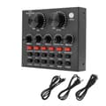 V8 Lydkort Stemmeforvrænger Karaoke Headset Live Eksternt Lydkort