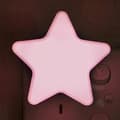 (Pink) Starry Night Light, Energy Saving LED Night Light for Kids, Plug-in Night Light, Light Sensor Night Light, Smart Night Light, Hallway Light
