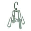 Multifunctional Shoe Rack Windproof Double Sun Rotating Foldable Drying Rack Green