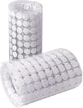 1000 pieces 10mm self-adhesive hook and loop dots, 500 pairs self-adhesive hook and loop dots (bebetter)