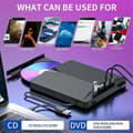 Miniatyrbillede 4 af 5: USB 3.0 Type-C Ekstern DVD RW CD-brænder Læser Afspiller Eksternt Optisk Drev til PC Laptop D