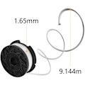 Miniatyrbillede 3 af 5: 2 stk. Black and Decker trimmer spole, sort og trimmertråd og 1 strengtrimmer spolelåg 100 spolepose (2+1+1)