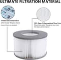 Miniatyrbillede 2 af 2: Erstatningsfilter til MSPA Whirlpool, Whirlpool Vandfilter, Kompatibel med Mspa Filter-FA-