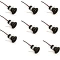 12V 1W Mini LED Recessed Ceiling Spotlights - 9-pack, Black, Warm White Cool White, IP65, 3000K, 120°