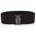 Dambälte med bred elastisk midja, cinch-bälte, stretch midjeband