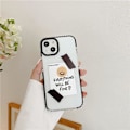 Miniatyrbilde 5 av 5: Gjennomsiktig iPhone 13 6.1\" etui Søtt innebygd støtfangerbeskyttelse Skal for iPhone 13 etui (for iPhone 13)