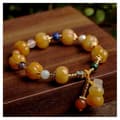 Feng Shui Black Obsidian Jade Bead Bracelet Attracts Wealth And Luck Bracelet D D