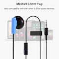 Miniatyrbilde 2 av 5: Hodetelefoner for PS4, 3,5 mm Mono Gaming Headset med mikrofon for Sony Playstation 4 for PS4-kontroller