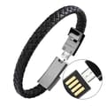 Pikkukuva 3 / 5: Kannettava USB-latauskaapeli PU-nahkainen rannekoru datakaapeli Android Type-C KLB:lle