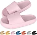 Cloud Sliders Dam Herrtofflor Pooltofflor Sommar Flip Flop Dusch Badrumstofflor Rosa 4/5 UK Pink 4/5 UK