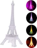 Valaiseva Eiffel-torni värikäs LED-yövalo romanttinen Pariisin torni