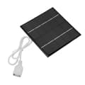 Mini USB Bærbar Lett Polykrystallinsk Silikon Liten Solcellepanel 5V 1.2W for Mobiltelefon