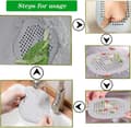 Miniatyrbild 3 av 5: 2-pack grå silikonavloppsskydd, köksavloppsfilter med sugkopp, badkarsavloppslockfilter, köks- och badrumsavloppsfilter.