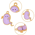 Miniatyrbillede 2 af 5: 40 stk Halloween DIY Charms Halloween Legering Charms Vedhæng Græskar Spøgelse Troldmand Hat Smykkefremstilling Charms til DIY Hallow
