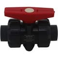 Dubbel union ventil för limning diam 20 mm pvc kulventil kulventil kulventil för swimmingpool, DN15 (Inre Diameter 20mm)