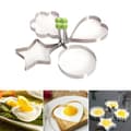 4 pcs Pancake Molds Egg Shapers Egg Pancake Maker Egg Cooker Rings Cooking Egg Mold Fried Egg Rings