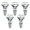 Miniatyrbillede 1 af 5: Udskiftningspære til lavalampe E14 R39 30W Spotlight Skruepære Klar Reflektor Spotlys Lavapære 5 stk