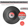 Miniatyrbillede 2 af 5: 12\" Vandtæt vinylpladecover til etiketbeskyttelse sort sort svart