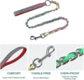 Dog Chain Leash, Stainless Steel Heavy Duty Training Chain Leash with Soft Handle for Medium and Large Dogs