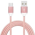 Miniatyrbilde 5 av 6: 1M Høy Kvalitet USB-C Hurtigladekabel Lader Type-C Gold Guld