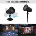Miniatyrbild 3 av 5: Snowflake Projector for Christmas Decorations, IP65 Waterproof LED Snowflake Projector Lights