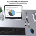 Miniatyrbillede 4 af 5: Type A Type-C Han til Dobbelt USB 2.0 Hun Adapter USB-C OTG Splitter Y Kabel Konverter Understøttelse