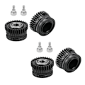 Miniatyrbillede 1 af 5: 3D Printer Dual Gear Ekstruder Kit til K1/K1C/K1 Max/Ender3/V3 Plus V3 Opgradering 3.0 Hærdet Stål