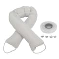 Door Snake Draft Stopper Dustproof Sound Blocking Washable Under Door Draft Blocker for Home, Beige