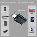 Miniatyrbilde 3 av 4: USB C hann til USB hunn, USB C hann til USB 3.0 hunn adapter, USB C til USB A adapter kompatibel, (Type C)