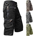 Pikkukuva 3 / 4: Miesten shortsit Casual Loose Sports Joggers Slim Fit Military Sportshorts Bermudas Cargo Mountain Baggy Housut Multi Taskut musta black black M