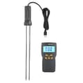 Fuktmätare med lång sond digital spannmål vete ris majs fuktmätinstrument