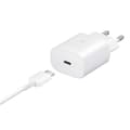 Miniatyrbillede 3 af 4: 25W Hvid Type-C Oplader + Type-C Kabel til Samsung Galaxy A25 A15 A05 A05s A35 A55