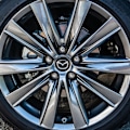 Pikkukuva 5 / 6: 4 kpl - Mazda Pyörän Navan Kapselit / Pyörän Navan Embleemit - Auto 6 65 57mm - Svart