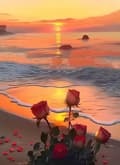 30x40cm 5D DIY Diamond Painting Full, Rose Series#D, DIY Diamond Rhinestone