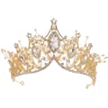 Queen Crown Gothic Rhinestone Wedding Tiara and Crown for Bride