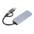 Miniatyrbillede 4 af 5: USB C-hub USB 3.0 Type-C-splitter 4 IN 2 4 IN (kk)