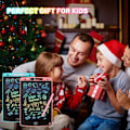 Miniatyrbillede 6 af 7: 2-pak LCD skrivetablet, viskelæder tegnetablet 8,5 tommer farverig skærm tegnebræt lærings gave til børn, pædagogisk legetøj, pink+blå