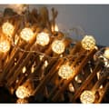 Miniatyrbild 3 av 7: 20LED Rattan Ball String Lights Romantic Decorative String Lights for Outdoor Indoor