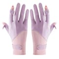 Silk Gloves - Splice Ice Silk Sun Protection Gloves, Purple