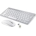 Trådlöst tangentbord och mus för Apple iMac, Windows eller Android (2,4 GHz trådlöst)