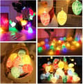 Miniatyrbild 5 av 5: Easter Light Decorations, 10ft 20 LED Cracked Eggs, Rabbit, Battery Operated String Lights Indoor Outdoor for Tree Easter Party