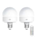 USB Rechargeable E27 RGB Lamp with Remote Control and Timer Dimmable & Easy to Install