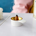 Miniatyrbillede 4 af 5: Røgelsekeglebrænder Kreativ Enkel Røgelseholder Håndcens