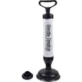 Powerful drain cleaner with suction cup, practical WC cleaner for removing blockages in bathroom and kitchen pipes