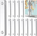 Set of 12 White Window Magnets