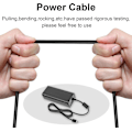 Miniatyrbilde 4 av 5: HØY KVALITET erstatningsstrømforsyning for Xbox 360S/Slim (Passer kun 360 S), AC adapter strømforsyningskabel for Xbox 360 Slim med -FD1-