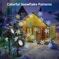 Miniatyrbild 4 av 5: Snowflake Projector for Christmas Decorations, IP65 Waterproof LED Snowflake Projector Lights