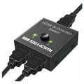 HDMI-switch, HDMI-splitter 4K dubbelriktad adapter 2 in 1 ut eller 1 in 2 ut-switch, stöder 3D 4K 1080P, HDCP, HDMI-switch för HDTV/Blu-Ray-spelare/
