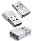 Pikkukuva 1 / 5: USB-C-sovitin 3 kpl, Type C naaras-USB A urosmuunnin